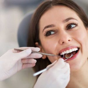 Patient Receiving Dental Exam